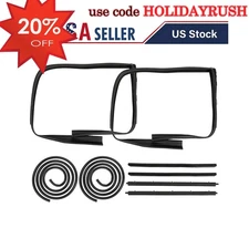 Rubber Door Weatherstrip Seal Kit Fit For 83-94 Chevy S10 Blazer GMC S-15 Jimmy
