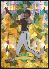 Ethan Salas #51 2024 Panini Crusade Gold Cracked Ice Prizm Padres Rookie SP /10