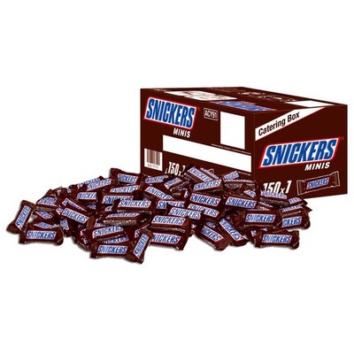 (13,40 /1kg) Snickers Minis im Großverbrauchergebinde, 150 Riegel
