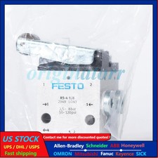 New FESTO 2949  RS-4-1/8 Roller Lever Valve RS-4-1/8