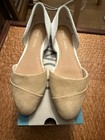 TOMS Jutti D’Orsay Women's Slip-On Suede Flats Beige/White US 6 Round Toe Casual — photo 2