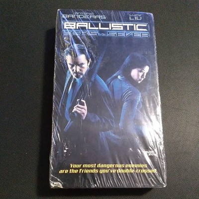 Ballistic: Ecks vs. Sever VHS 2002 Lucy Liu Antonio Banderas New Factory Sealed 