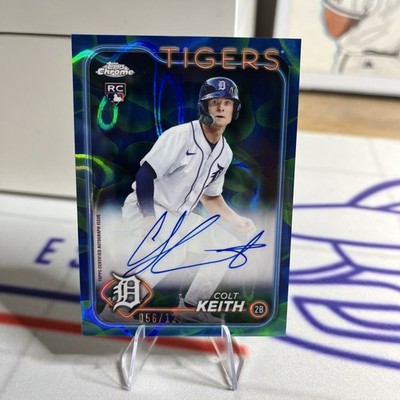 2024 Topps Chrome - Rookie Autographs Colt Keith #RA-CKE Blue Green Lava /125