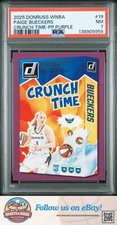 2025 Panini Donruss #19 Paige Bueckers Crunch Time-Pp Purple PSA 7
