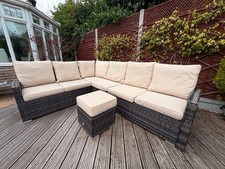 Nova Rattan Garden Corner Garden Sofa Set