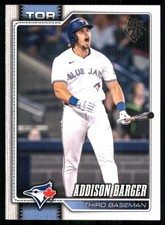 2026 Topps #241 Addison Barger Toronto Blue Jays 58532