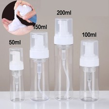100 150 200ml Plastic Foam Pump Bottle Empty Dispenser for Face Eyelashes