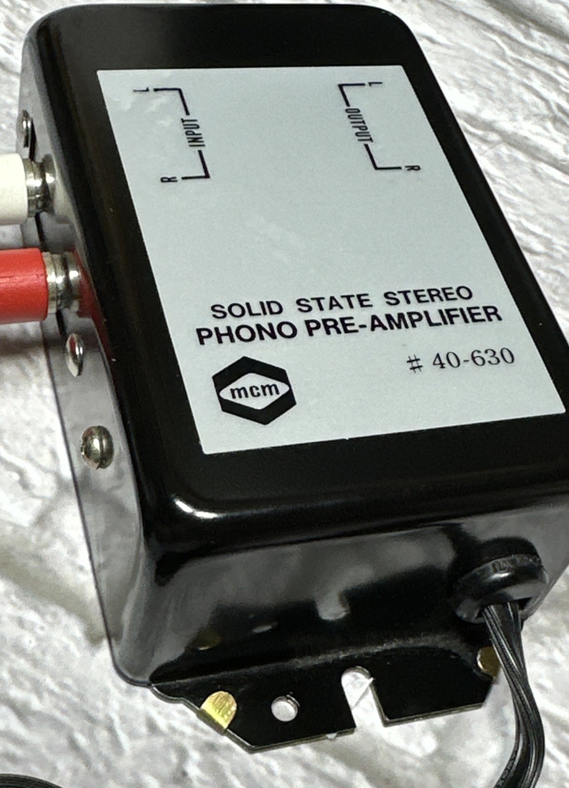 MCM Solid State Stereo Phono Pre-Amplifier #40-630