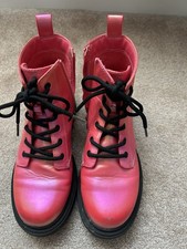 Art Class Kayden Pink Combat Boots Girls - Used