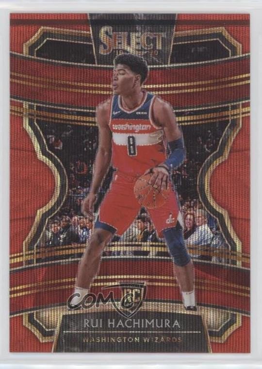 2019-20 Panini Select Concourse Tmall Red Wave Prizm Rui Hachimura #51 4xw