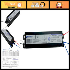 Fluorescent Electronic Ballast for 8ft Lamps, 1 or 2 Lamp, Instant Start, 120-27