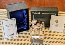 Brand New COLIBRI OF LONDON Leaded Square Crystal lighter New Old Stock - SSE