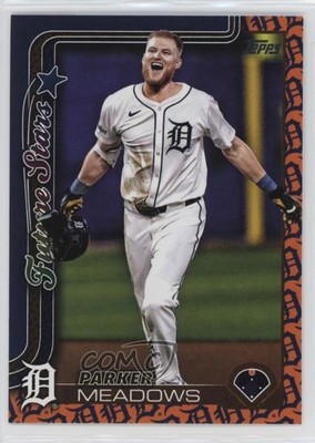 2025 Topps Series 2 Future Stars Team Color Border Parker Meadows #576 yl0
