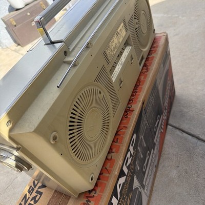 Sharp Gf-575 Vintage Boombox Ghetto Blaster 80s Japan made Stereo