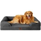 XL Orthopedic Dog Bed with Memory Foam & Bolsters
