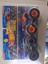 Mattel Hot Wheels Monster Trucks Pure Muscle Night Shifter 2 Pack New