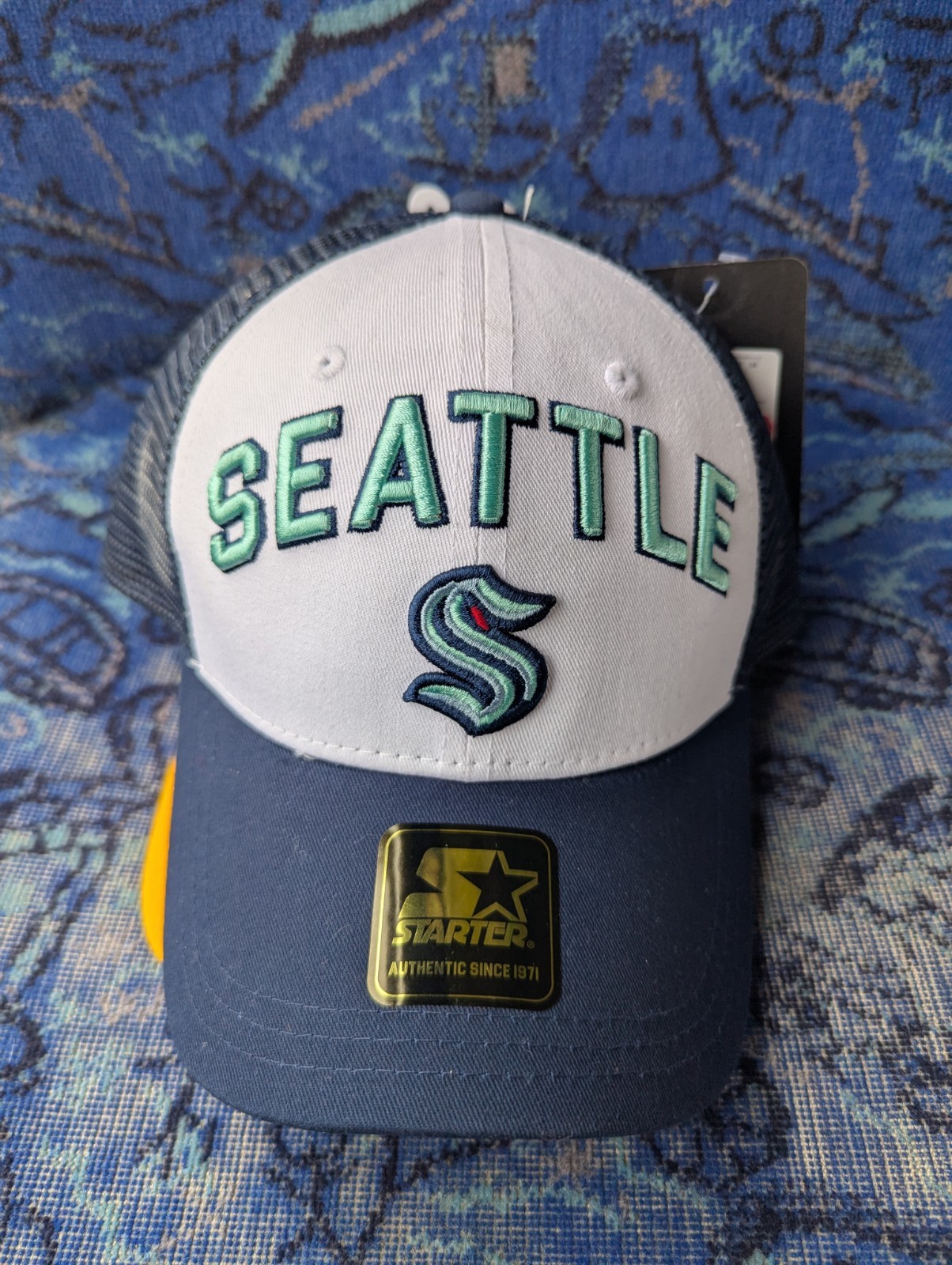 Seattle Kraken Hat Starter NHL 🏒 Trucker  Cap NEW , Ice Hockey, Gewerblich