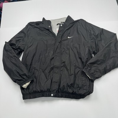 Vintage Nike Jacket Mens Large Black Windbreaker David Robinson