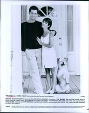 News Actor The Burbs Carrie Fisher Tom Hanks With Dog Suburbanites 8X10 Photo
