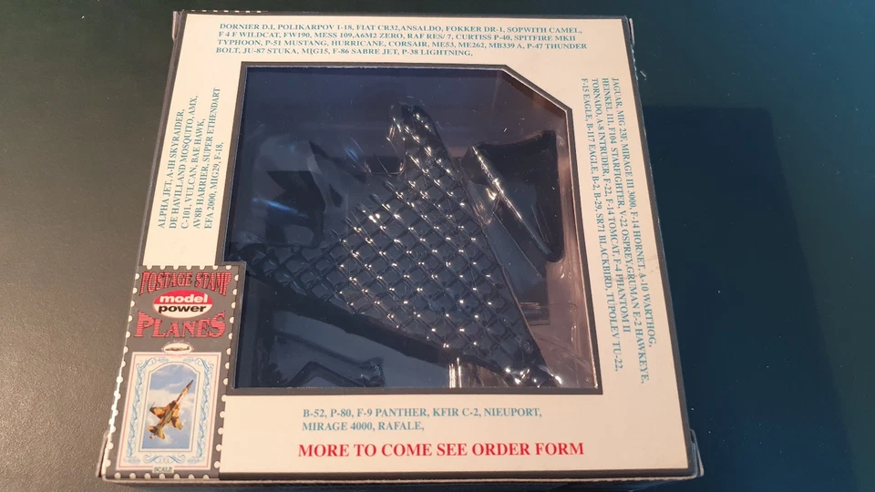 Model Power Postage Stamp Planes Nr 5386 F-117 Stealth 1:100 Modellflugzeug  - Bild 4 von 4