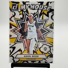 Angel Reese 2025 Panini Donruss WNBA My House Yellow #6 Chicago Sky