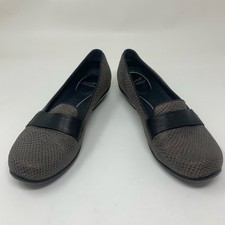 Dansko Loafers Women's Gray Snakeskin Leather Flat Comfort Shoes Size 9