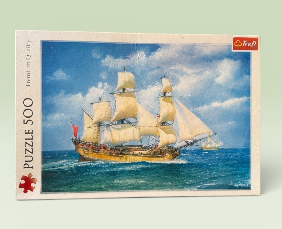 NEW Trefl Premium Quality Jigsaw Puzzle 500 Pieces Sea Journey Naval Seafaring