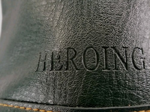 Heroing Brand Vintage Italian Leather Green Pouch w/Chestnut Strap. Y2K. EC. , $20.5 - Photo 6