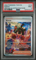 Kieran 218/167 Twilight Masquerade Special Illustration Rare Full Art Holo