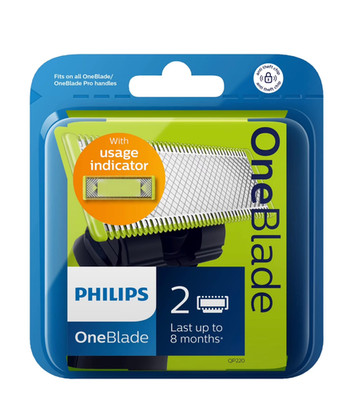 Philips Norelco One Blade Shaving Replacement Blades QP220/80 2 Pack