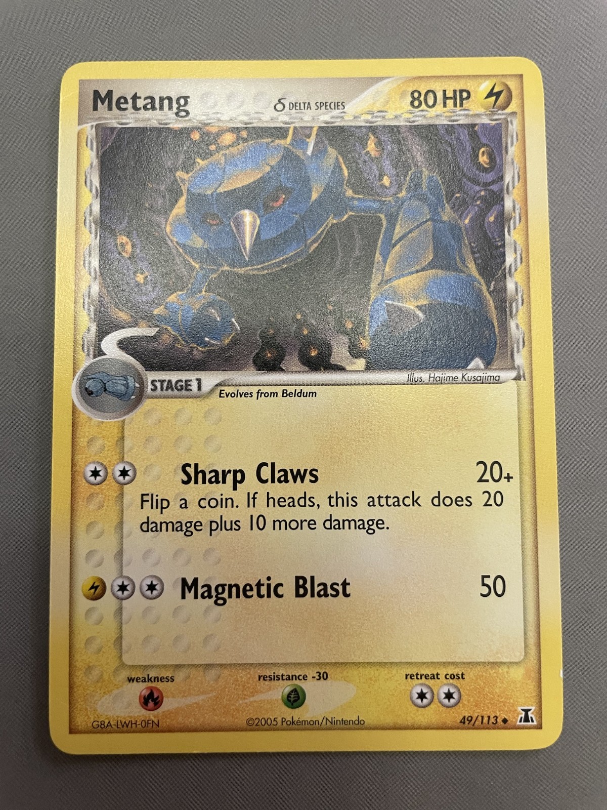 2005 Pokemon EX Delta Species Metang 49/113 NM-Mint