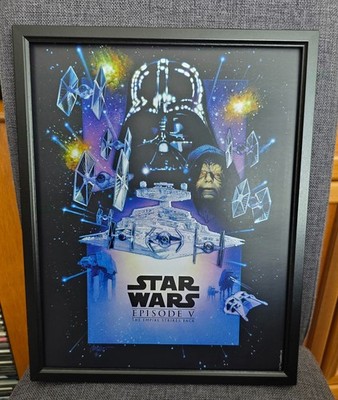 Gerahmtes Poster Star Wars ''Episode V Das Imperium schlägt zurück 1''