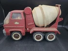 Vintage 1960's Tonka Red Cement Mixer Pressed Steel Truck. MG