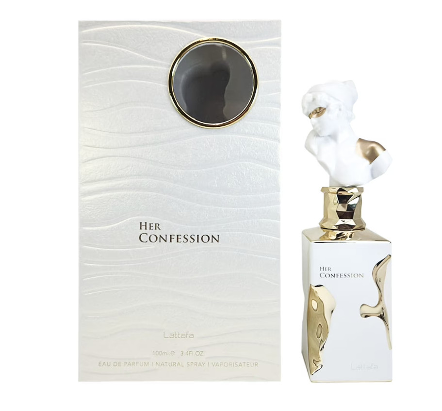 Lattafa Her Confession Eau De Parfum 3.4 oz for Women