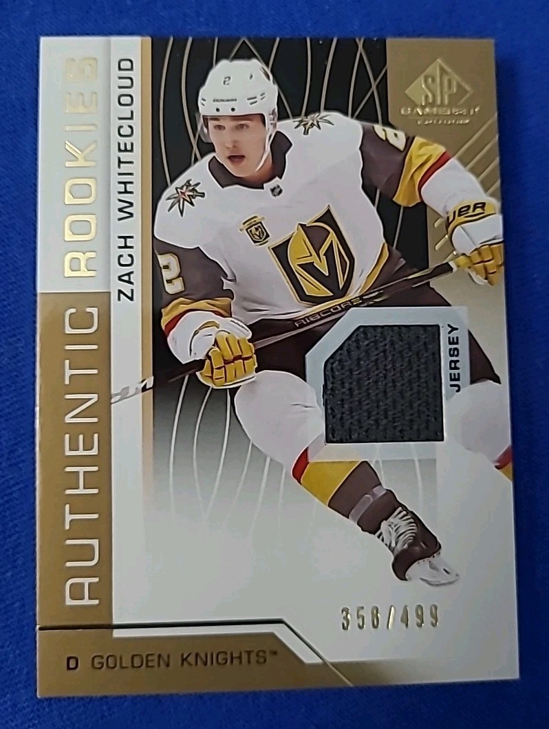 Zach Whitecloud 2018-19 SP Game Used Authentic Rookies Jersey RC /499