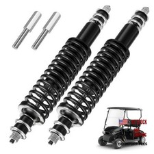 EZGO Golf Cart Shocks Front or Rear with Heavy Duty Coil Springs for EZGO Black