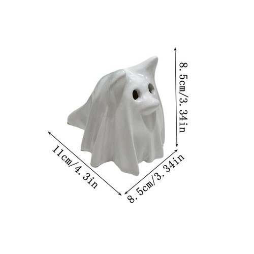 Light-Up Halloween Decorations, Draped Ghost Dog Figurines, Halloween Gifts - Picture 16 of 19