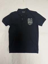Emporio Armani Men's Polo Shirt Size Small Dark Blue Short Sleeve