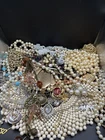 45 PIECES ~ MIXED LOT OF VINTAGE & COSTUME JEWELRY  ~ SOME SIGNED ~ ALL WEARABLE
