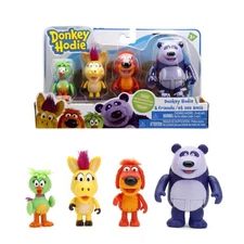Multicolor Figures Toy Playset for Children Ages 3+ 4 Piece Character Pack NEW