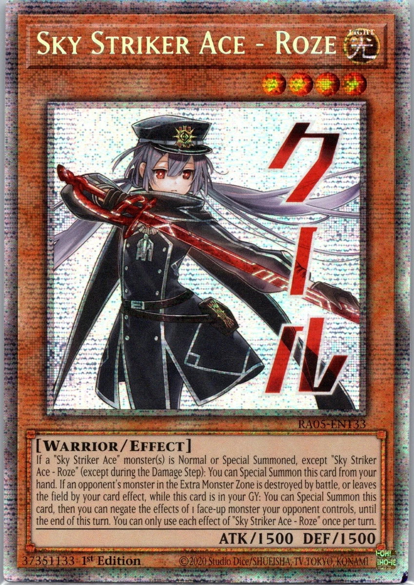 遊戯王OCG デュエルモンスターズ 2019 SKY STRIKER ACE-ROZE #JP020 Sky Striker Ace - Roze RA05-EN133 Rarity Collection 5 for sale | eBay