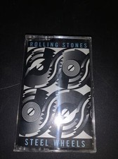 Steel Wheels by The Rolling Stones Cassette, Album 1989 Rolling Stones Records 