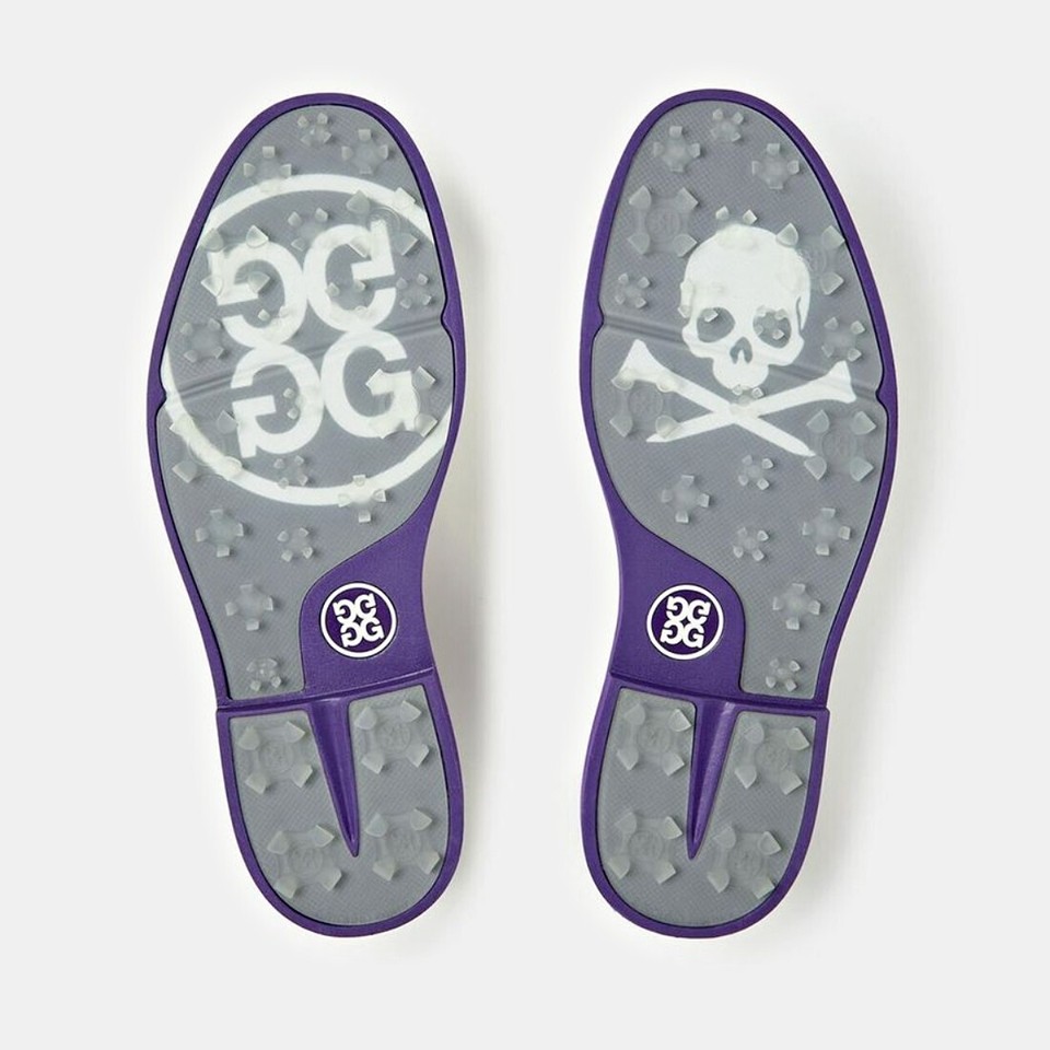 G/FORE GALLIVANTER PEBBLE Men's Golf Shoe GMF000006-SNO WHITE/PURPLE🔸 ...