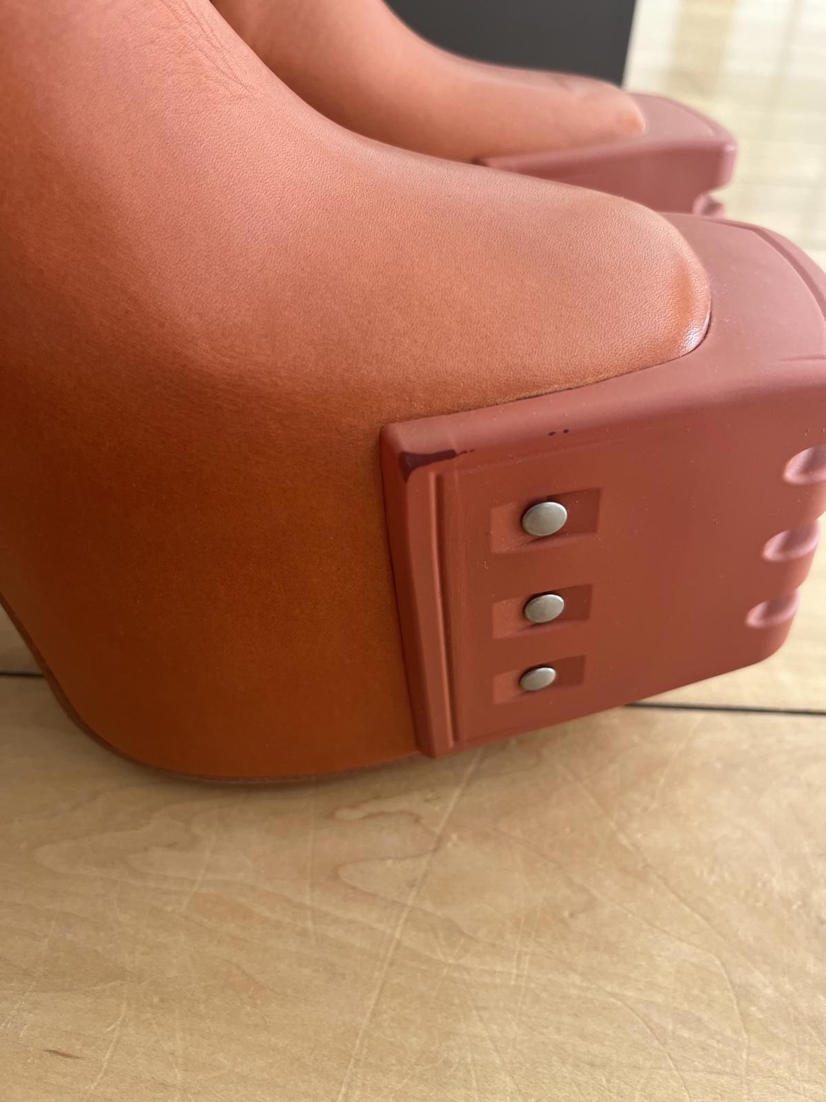 Rick Owens Clear Kiss Heel Orange Sample image 4