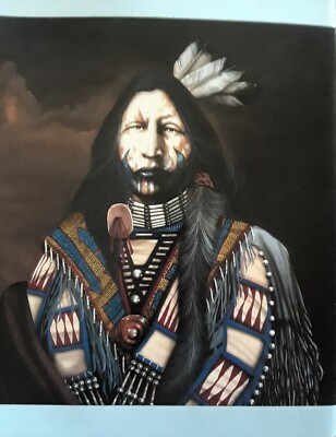 J.D.Challenger Art Print--''VOICES IN THE SKY''--Native American, Western 10x12