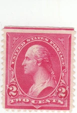 Scott # 267 - 2c Carmine - Washington, Type III - MNG