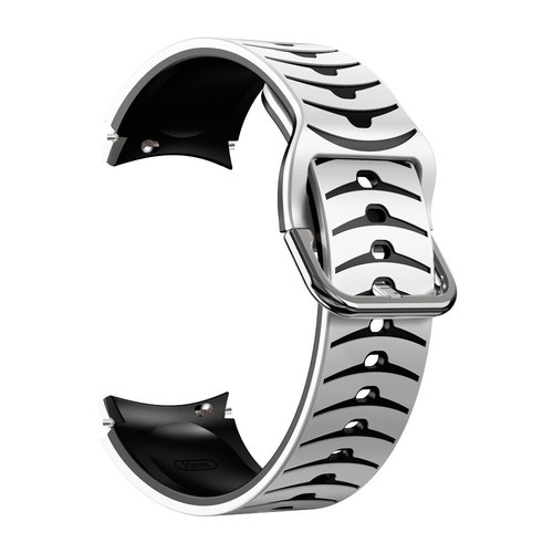 Para Samsung Galaxy Watch 5 4 5Pro 40 44 42 mm correa deportiva de silicona de dos colores - Imagen 12 de 33
