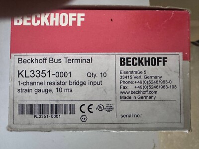 Beckhoff KL3351 NEU Bus Terminal