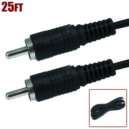 Cable de audio coaxial macho a macho de pies RCA en casa negro | eBay