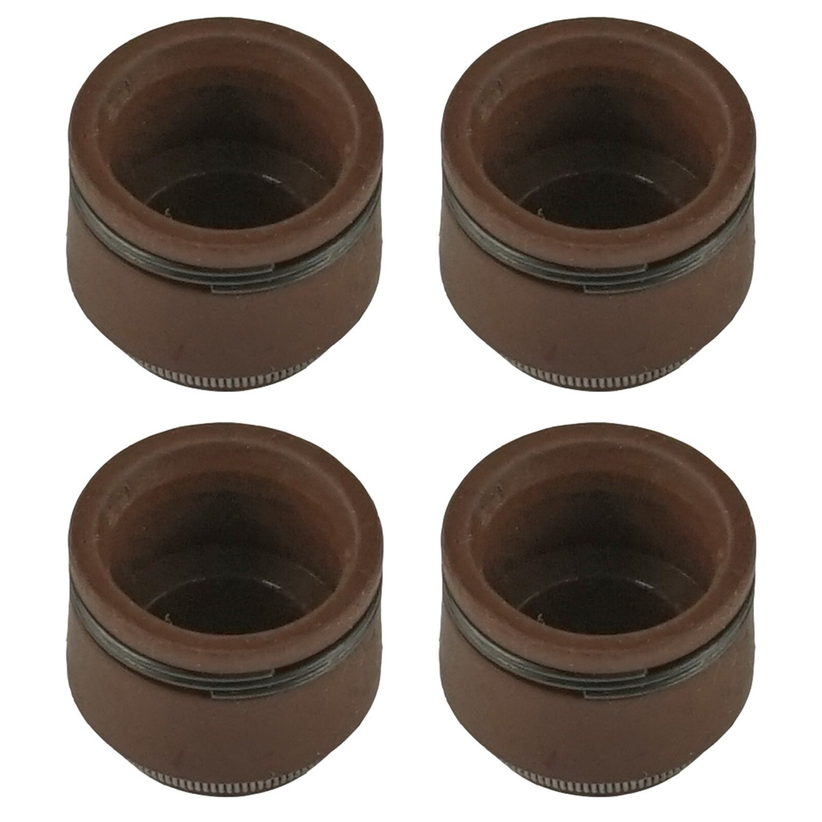 4x Valve Stem Seal for Suzuki Eiger 400 2002-2007